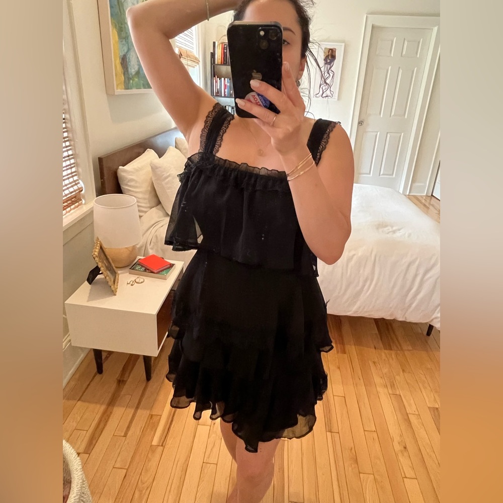 Black mini ypp dress